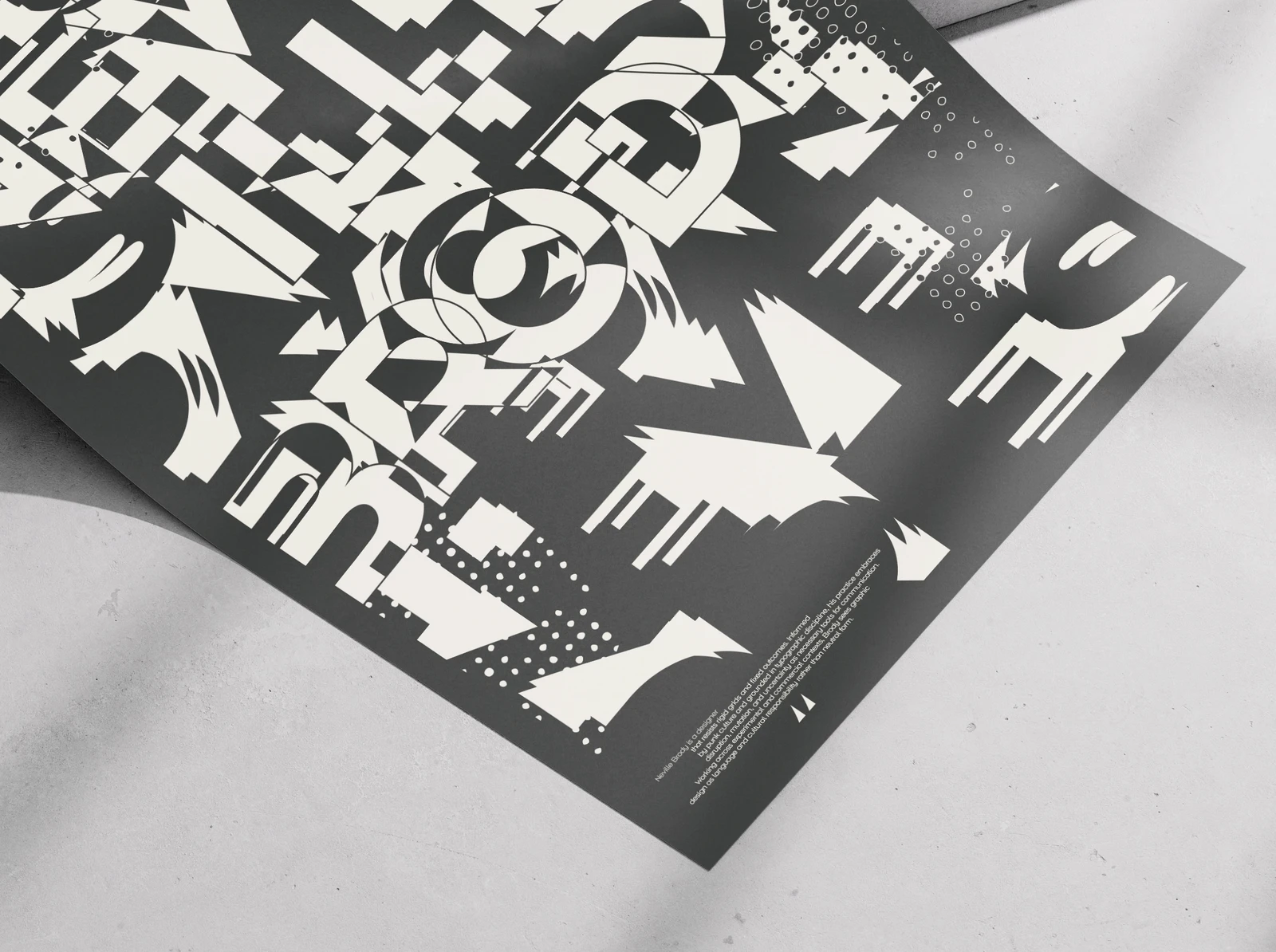 Neville Brody poster series, detail