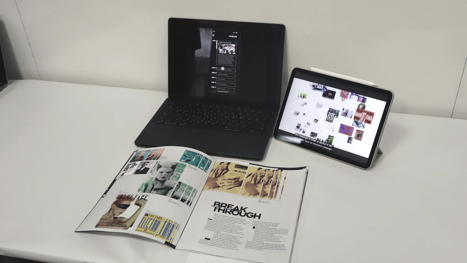 Booklet and poster, printed