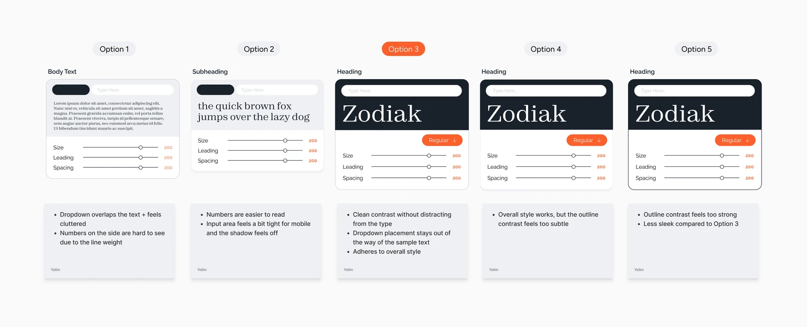 Early wireframe explorations